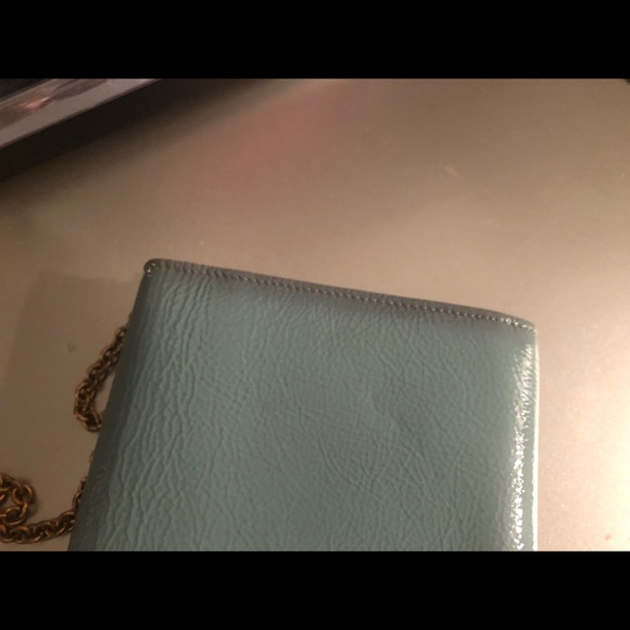 YSL Teal patent leather small bag - Picture 10 of 12
